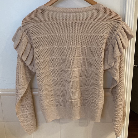 Mango Ruffle Sleeve Sweater - Picture 2 of 3